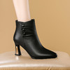 【预售5天】尖头短靴高跟时装靴，时尚扣性感马丁靴JLD&6333 商品缩略图3