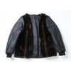 【可拆卸内胆】【可拆卸毛领】【新款DLC】大依优型大码翻领pu皮夹克外套加肥加大肥佬休闲上衣男士胖子潮流 商品缩略图9
