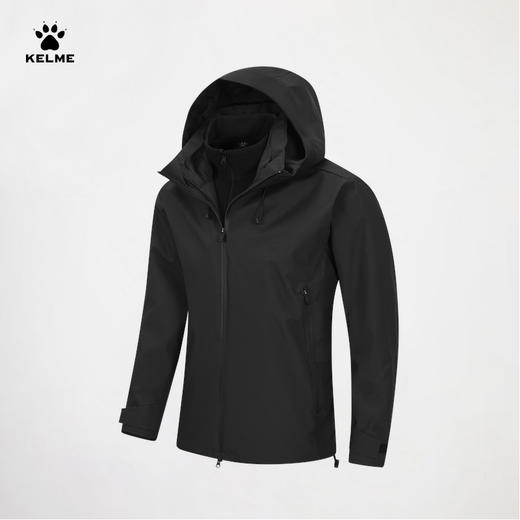 卡尔美2024新款男士外套冲锋衣（摇粒内胆） 商品图7