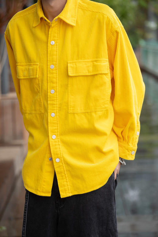 S335825218灯芯绒衬衫外套 商品图1