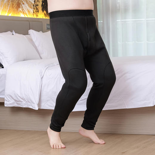 【护膝保暖裤】【新款DPD】大依优型大码男装保暖裤内衣弹力加绒舒适保暖裤秋裤 商品图10