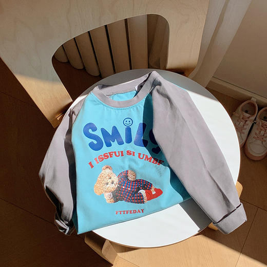 【新款女童上衣，百搭可爱，卡通图案萌趣十足】女童上衣百搭长袖 棉质宝宝秋装新款t恤 小童秋款儿童童装 卡通打底衫-QQ 商品图8