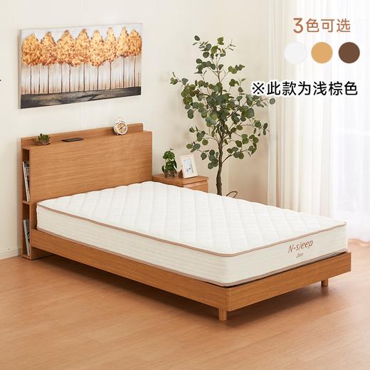 【家具】床 凯德 水洗白 商品图0