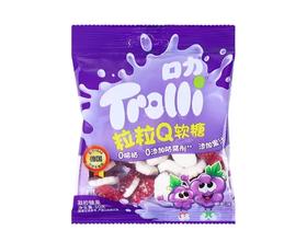 口力粒粒Q（凝胶糖果）葡萄味60g/袋