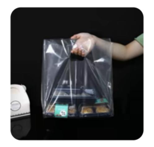 透明打包袋（小）（规格：50个/扎、单位：扎） 商品图0