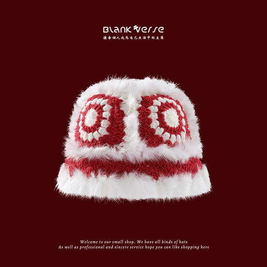 秋冬季【云朵毛绒帽】韩版保暖兔毛帽 日系大头围显脸小 毛茸茸盆帽  商品图11