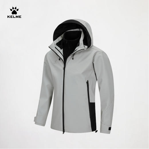 卡尔美2024新款男士外套冲锋衣（摇粒内胆） 商品图6