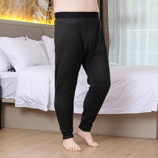 【护膝保暖裤】【新款DPD】大依优型大码男装保暖裤内衣弹力加绒舒适保暖裤秋裤 商品图3