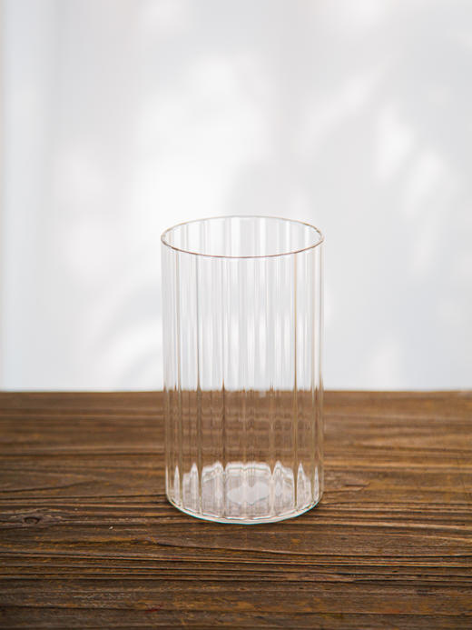 透明条纹玻璃瓶9*15 商品图0