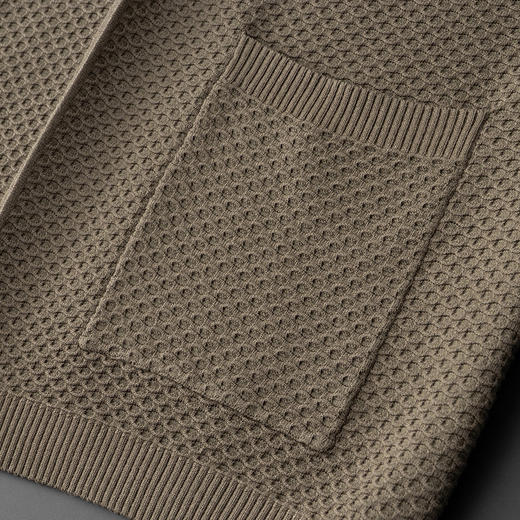 【新款DPF】大依优型大码男装休闲开衫毛衣针织衫夹克外套舒适加肥加大男士上衣 商品图6