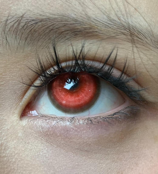 Recolook半年抛美瞳 锦鲤之红 14.5mm 商品图0