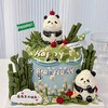 熊猫卡通蛋糕-低糖处理无添加 商品缩略图0