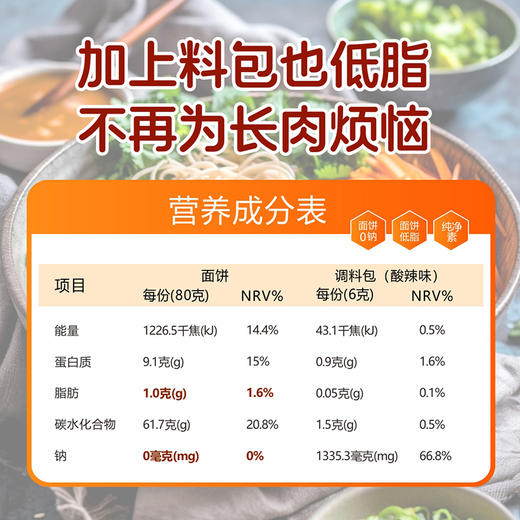 荞麦四茞面 非油炸方便面 免煮 纯素无五辛 商品图3