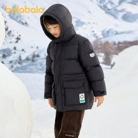 巴拉巴拉童装儿童羽绒服冬季保暖新款男童大童外套保暖时尚酷