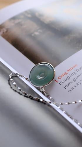 蓝气球·翡翠吊坠【嘉石511】