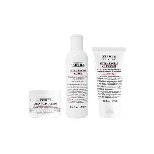 【可溯源】Kiehl's/科颜氏 高保湿三件套套盒（洁面啫喱150ml+精华水250ml+高保湿面霜125ml） 播 商品图7