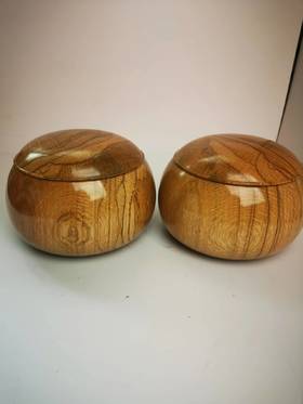 日本进口50号樫木棋罐（玉）