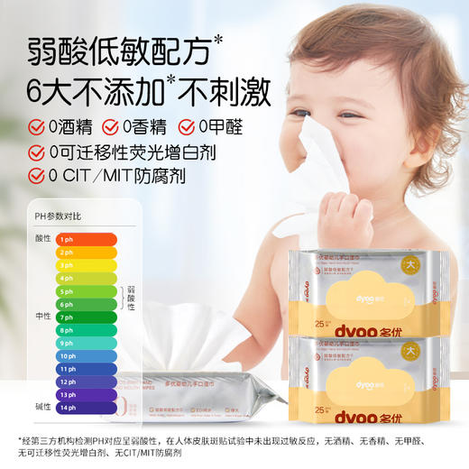 多优婴儿手口湿巾25片*5包（新旧包装更替中，随机发货） 商品图2