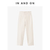54613 IN AND ON 城市节奏  高弹柔软舒适脚口开衩直筒裤 商品缩略图1