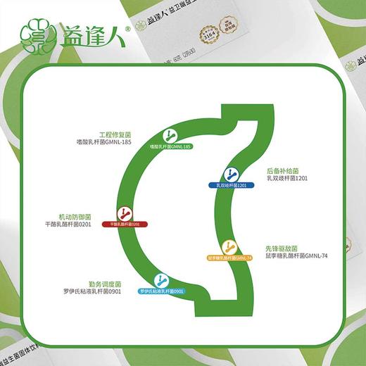 益逢人 益卫幽益生菌固体饮料 商品图1