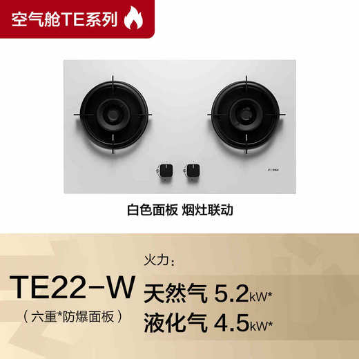 方太TE22燃气灶煤气灶联动可调节嵌入天然气家用双灶台 商品图2