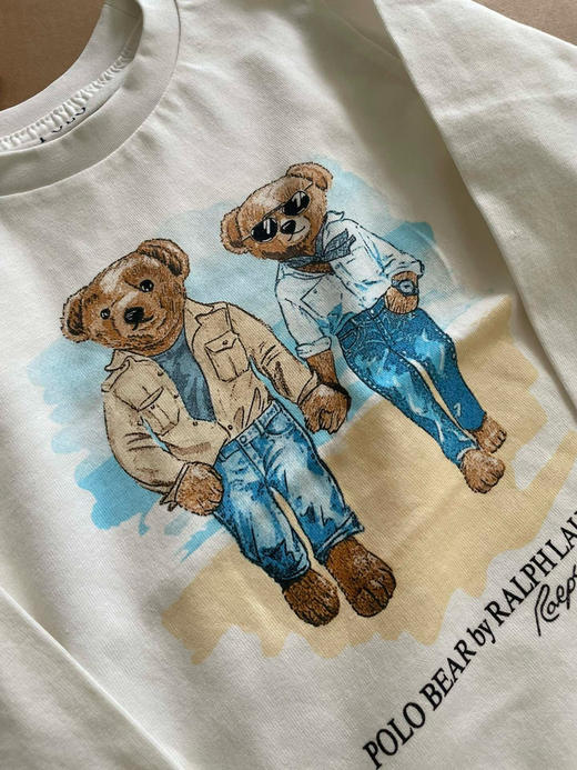 【10月18日 上午12:00 秒杀】90CM-155CM RL家的 长袖新款T恤 标志性 小熊T 小码标 又来啦 商品图6