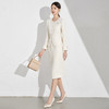 IWY/米色小香风套装洋气减龄秋冬季新款女装收腰显瘦职场两件套裙1024CS015 商品缩略图8