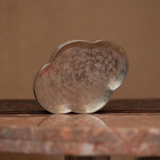 颜吉利｜海棠形锡盘—WWJ 商品图0