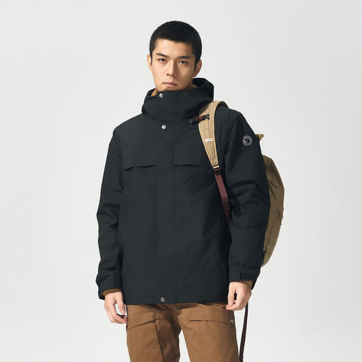 北极狐 三合一*冲锋衣两件套 2024抓绒保暖防风夹克 08242129 商品图3