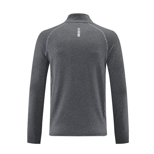 跃牌【跃LEAP-ACTIVE】系列 秋款立领半拉链涤纶速干透气运动长袖T恤802 商品图4