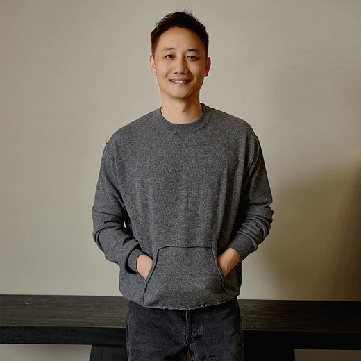 【顺丰包邮】15115 洛诗琳男士秋冬高级感灰色云感口袋羊绒毛衫1017 商品图2