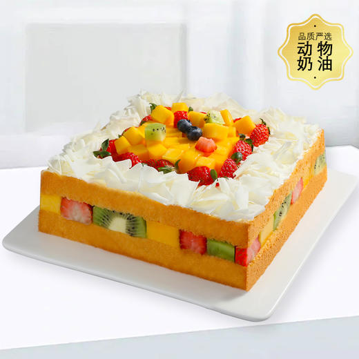 果香四溢-鲜果夹心蛋糕-1.5磅【下午茶蛋糕】 商品图0