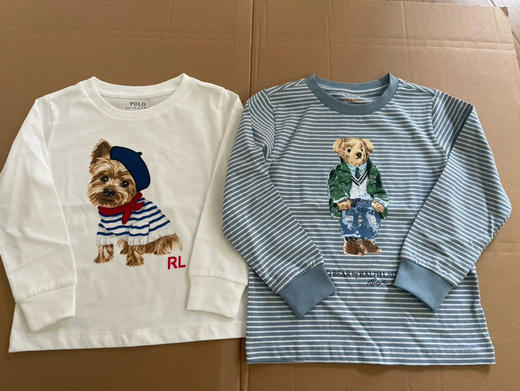 【10月18日 上午12:00 秒杀】90CM-155CM RL家的 长袖新款T恤 标志性 小熊T 小码标 又来啦 商品图13