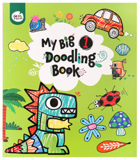 美乐童年画画涂鸦填色绘画本幼儿园图画书宝宝涂色绘本