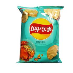 乐事薯片40克（金黄炒蟹味）休闲膨化娃娃机KTV零食
