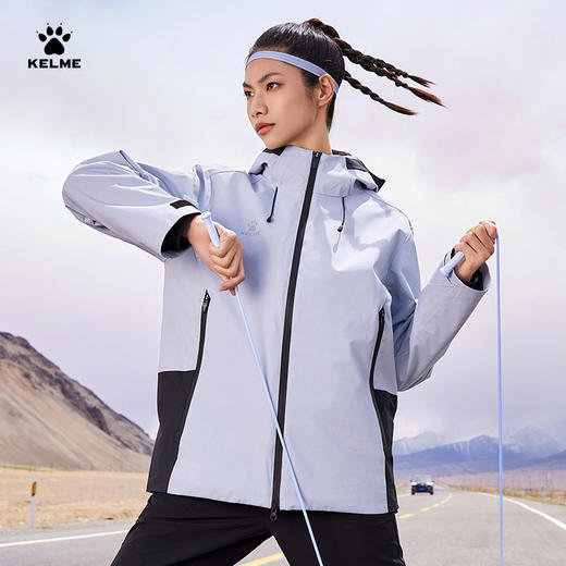 卡尔美2024新款男士外套冲锋衣（摇粒内胆） 商品图0