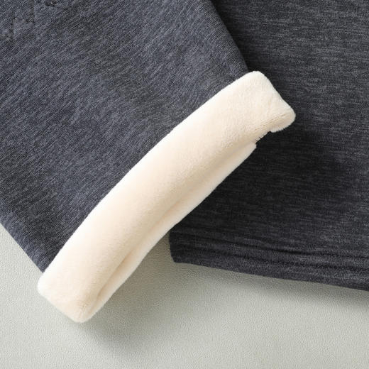 【兔毛绒护膝保暖裤】【新款DPD】大依优型大码男装保暖裤内衣弹力加绒舒适保暖裤秋裤 商品图2