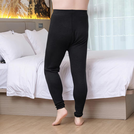 【兔毛绒护膝保暖裤】【新款DPD】大依优型大码男装保暖裤内衣弹力加绒舒适保暖裤秋裤 商品图6