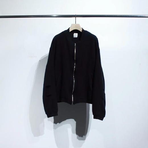 SOE Boiled Wool Bomber Jacket 强缩呢羊毛棒球夹克外套 商品图3