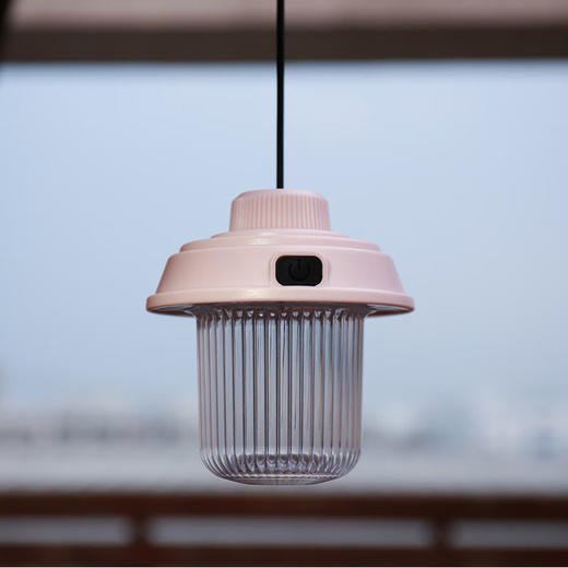 徽羚羊  露营小灯笼挂钩提灯  充电款  粉色  HLY-LYD-23002 商品图1