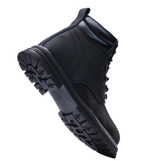 劳保鞋男防砸防刺穿钢包头橡胶底高帮安全鞋 商品图5