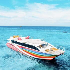 泰国普吉彩虹双体快船斯米兰一日游【懒人版|浮潜|往返接送】