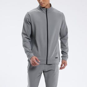 跃牌【跃LEAP-ACTIVE】系列 春秋运动长袖男款针织开衫休闲运动外套D42187