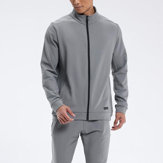 跃牌【跃LEAP-ACTIVE】系列 春秋运动长袖男款针织开衫休闲运动外套D42187 商品图0