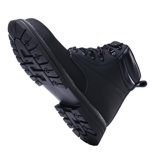 劳保鞋男防砸防刺穿钢包头橡胶底高帮安全鞋 商品图4