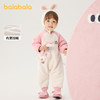 巴拉巴拉宝宝外出连体衣新款新生儿哈衣包屁衣冬装羊羔毛时尚 商品缩略图1