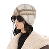 NUTH  正反两面戴保暖格纹毛绒针织冷帽女 商品缩略图3