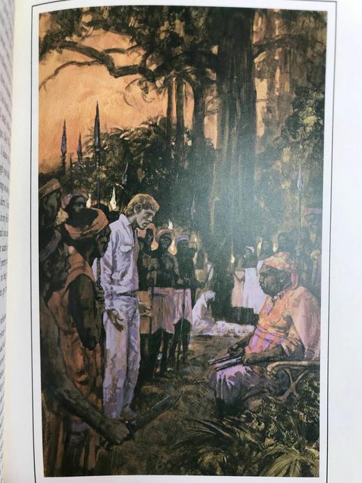 限量版！约瑟夫·康拉德《吉姆老爷》 6幅彩色插图 豪华皮装18开 商品图10