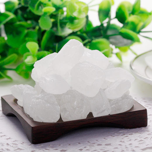 【传统工艺！颗粒均匀单晶冰糖】单晶冰糖200克老冰糖中颗粒，干净无杂形态饱满晶莹剔透，散装土白冰糖冰糖煲汤食品调味QQ 商品图1