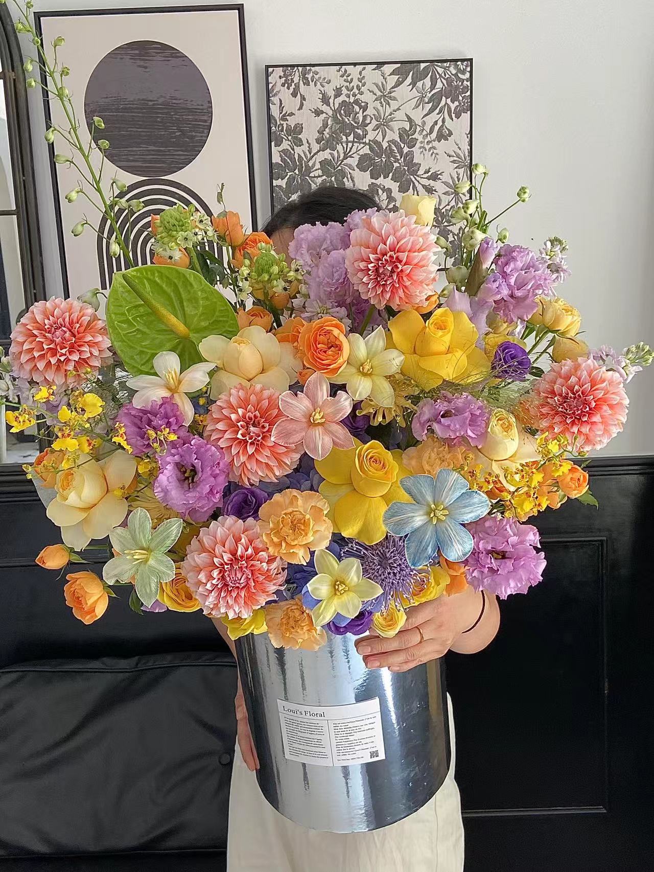 【热卖】镜面银抱抱桶（塑料款套二）